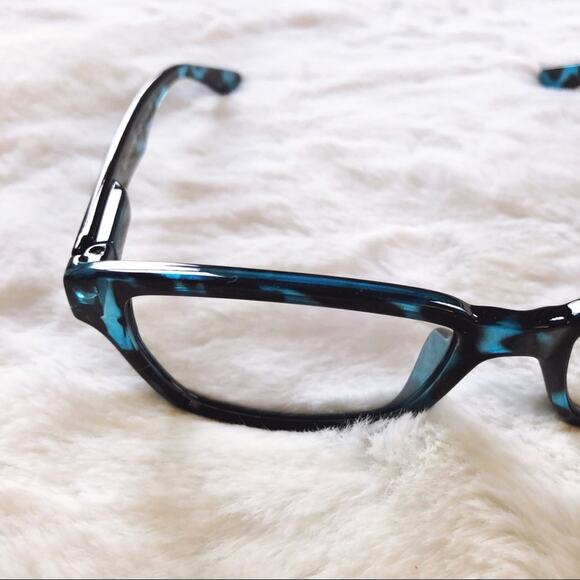 Ashley Blue Pattern Reader Blue Light Glasses - Picture 6 of 11